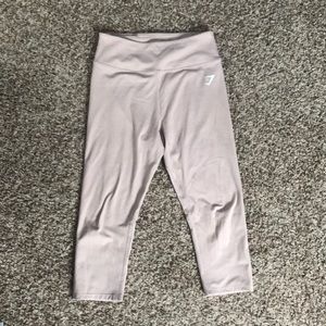 Gymshark dreamy crops taupe